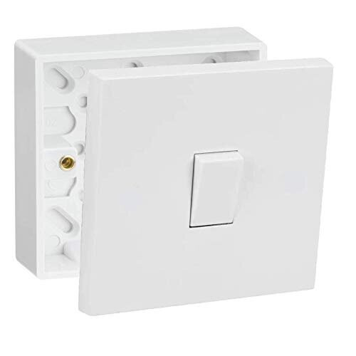 Axiom 13a Single One Gang Switched Socket And Premium Single