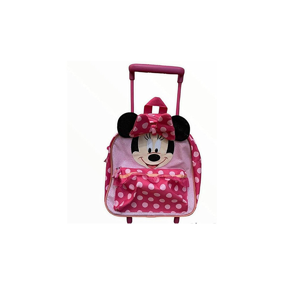 Minnie Trolley Backpack Pink Dogs For Kids Girls New Tagged