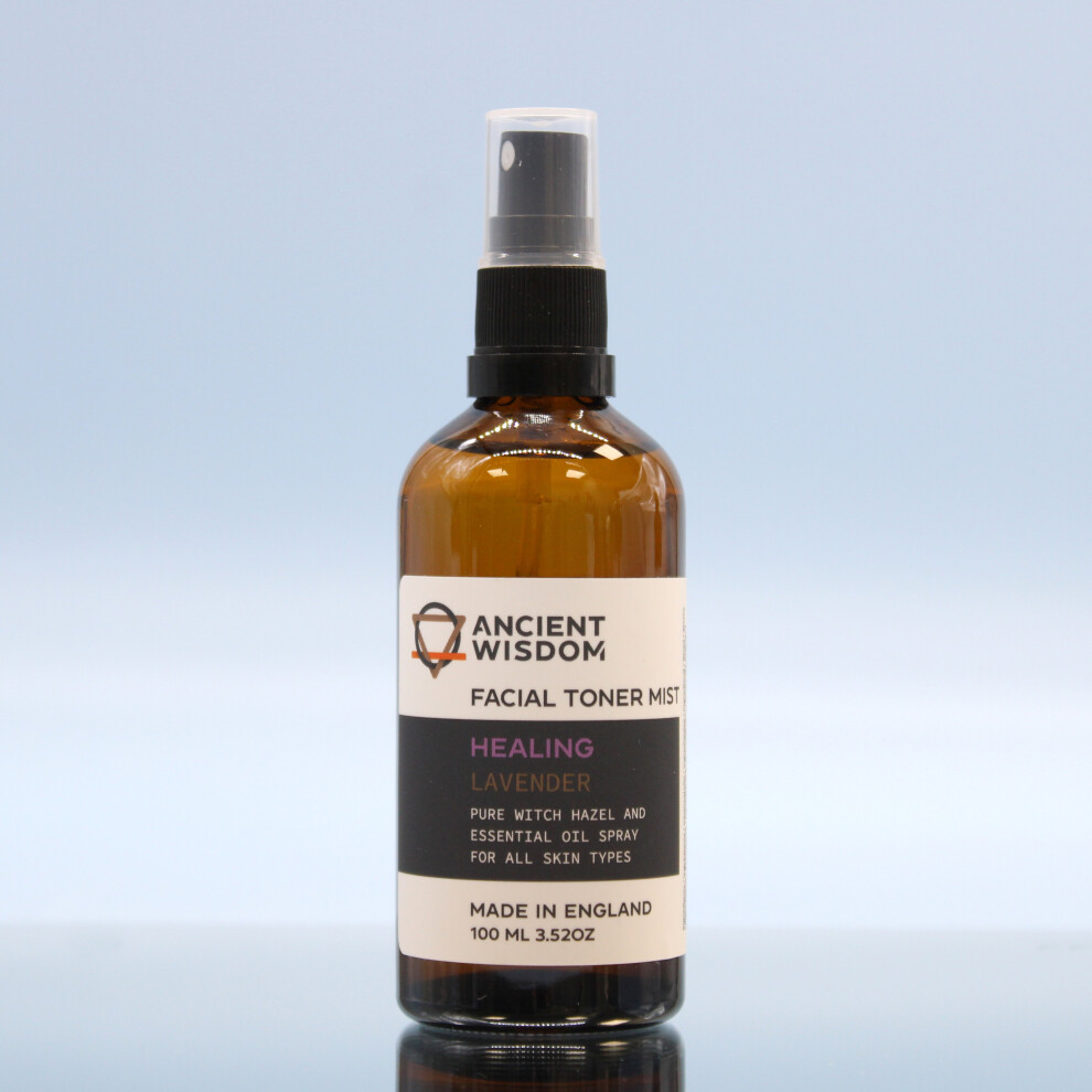 Ancient Wisdom (Healing - Witch Hazel With Lavender) Facial Toner Mist - 100Ml