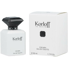 Apă de toaletă, Korloff, In White, pentru bărbați, 50 ml
