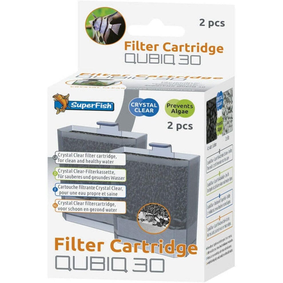 Superfish Qubiq 30 Filter Media Cartridges (2pc)
