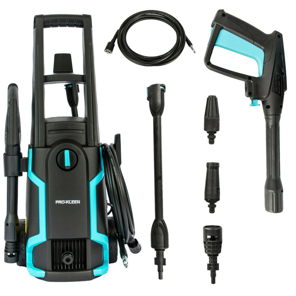 ProKleen High Pressure Washer 135 Bar 1.6kW Power Car & Patio Cleaner