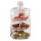22cm 3-Tier Round Clear Glass Stackable Storage Jar for Kitchen 2