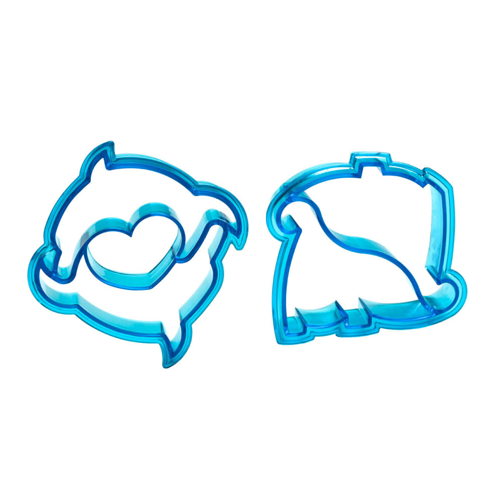 Premier Housewares Dinosaur and Dolphin Sandwich Cutters