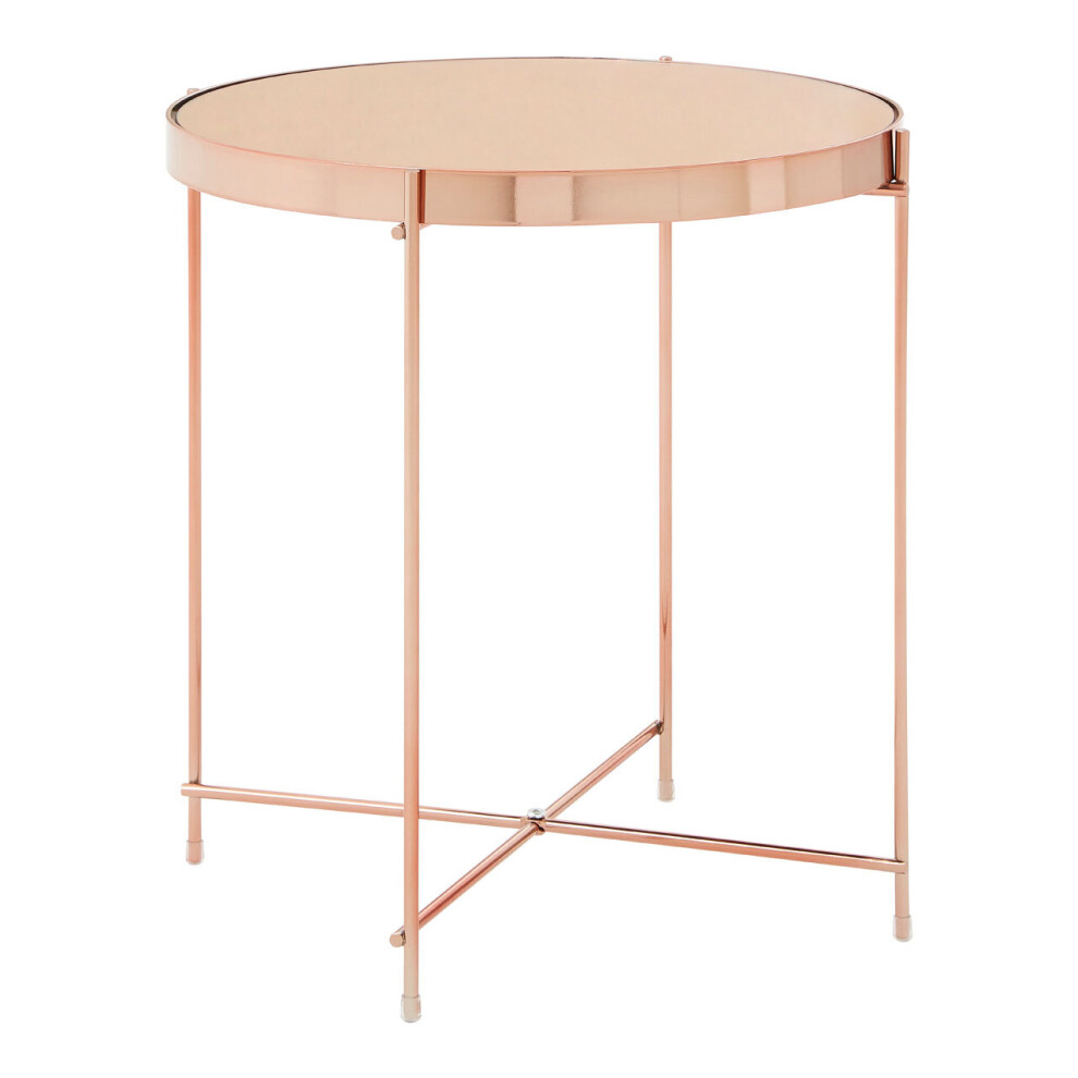 Allure Mirror Low Side Table