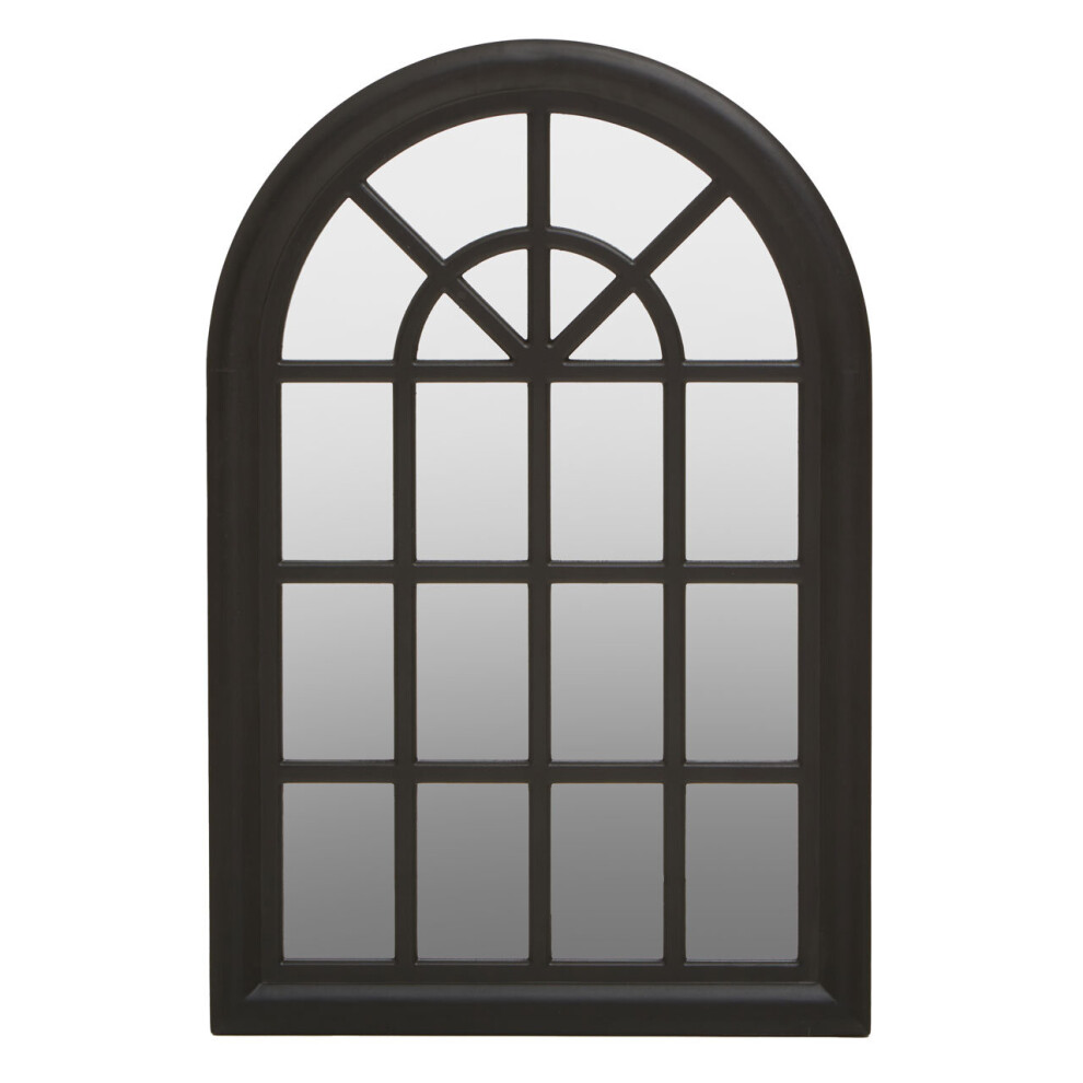 Premier Housewares Shayla Matte Black Wall Mirror