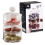 22cm 3-Tier Round Clear Glass Stackable Storage Jar for Kitchen 3