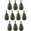 Fladen FLADEN Fishing - 10 x FEEDERS - Standard Cross X Inline Fishing Feeders 20g and 45g Bulk Packs - Great For Use With a Wide Range of Groundbaits 1