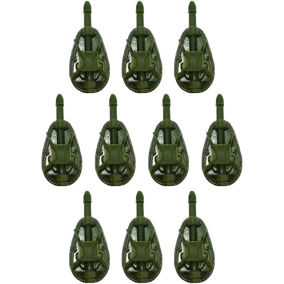 FLADEN Fishing - 10 x FEEDERS - Standard Cross X Inline Fishing Feeders 20g and 45g Bulk Packs - Great For Use With a Wide Range of Groundbaits