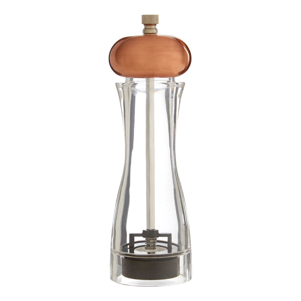 Premier Housewares Salt/Pepper Small Clear Copper Mill