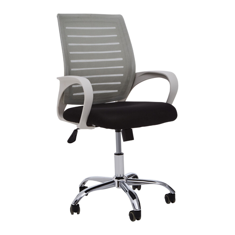 Premier Housewares Grey Home Office Chair-image-OPC-P8Z75ZF-NEW