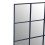 Premier Housewares Premier Housewares Grid Wall Mirror with Black Finish Frame 2