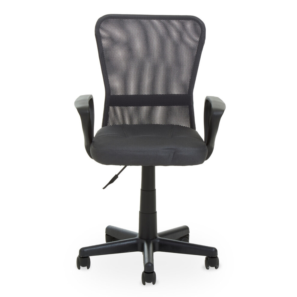 Premier Housewares Stratford Dark Office Chair Grey