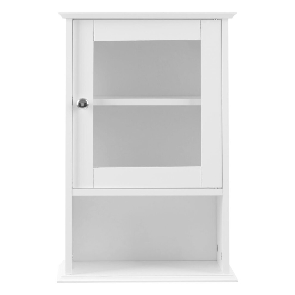 Premier Housewares Portland Wall Cabinet White