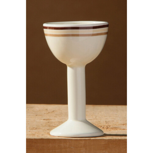 Premier Housewares Durable Design Set Of Two Neapolitan Egg Cups, Cermaic Design Best Egg Cups, Versatile Ceramic Egg Cups