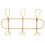 Premier Housewares Effortlessly Organized Three Hook Hanger, Strong Bedroom Door Hooks, Versatile Hooks For Hanging Clothes 1