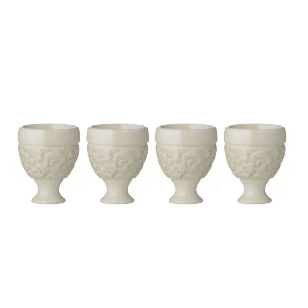 Premier Housewares Georgia Egg Cups - Set Of 4 Cream