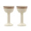 Premier Housewares Durable Design Set Of Two Neapolitan Egg Cups, Cermaic Design Best Egg Cups, Versatile Ceramic Egg Cups 2