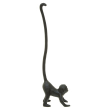 Premier Housewares Fauna Black Monkey Toilet Roll Holder