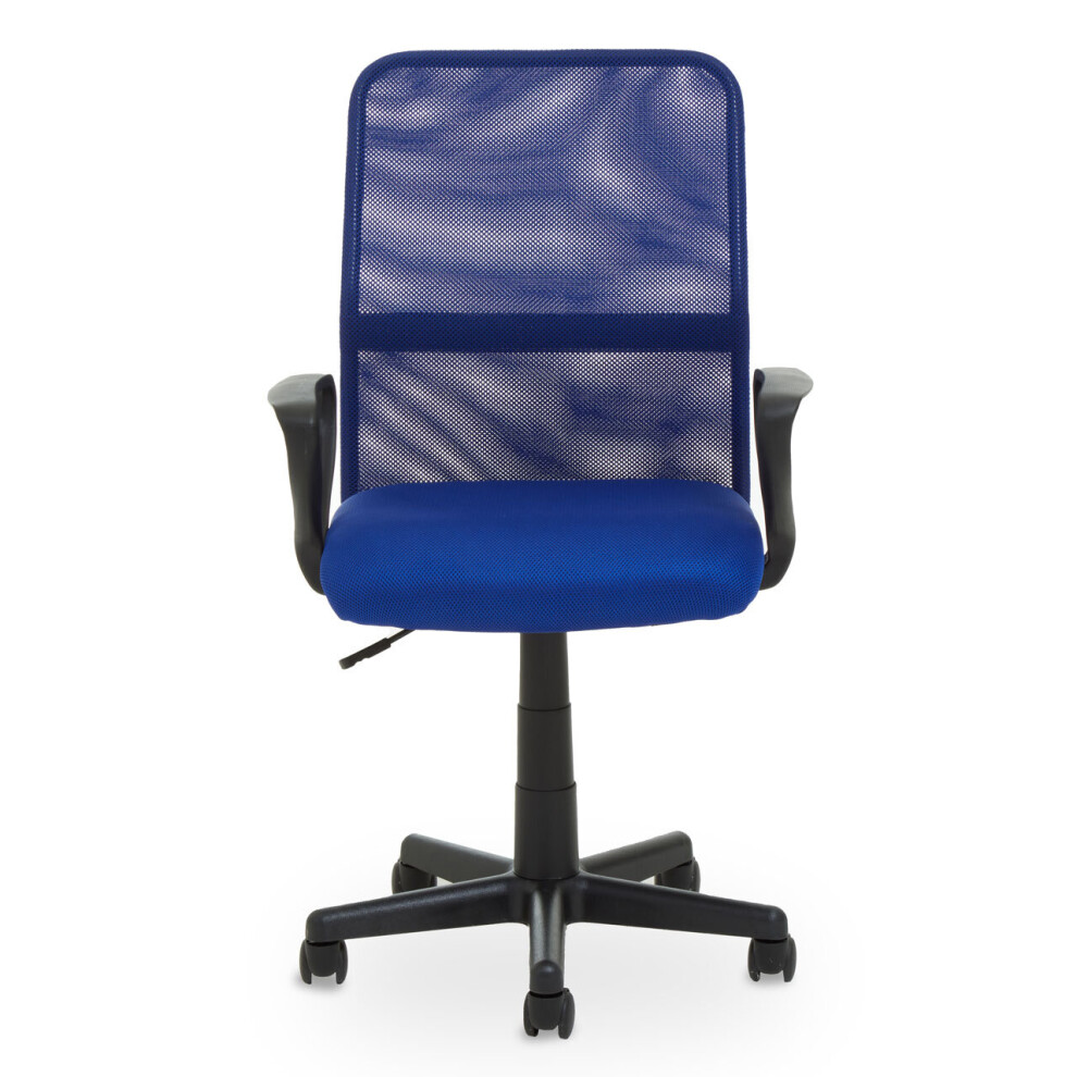Premier Housewares Stratford Dark Blue Home Office Chair