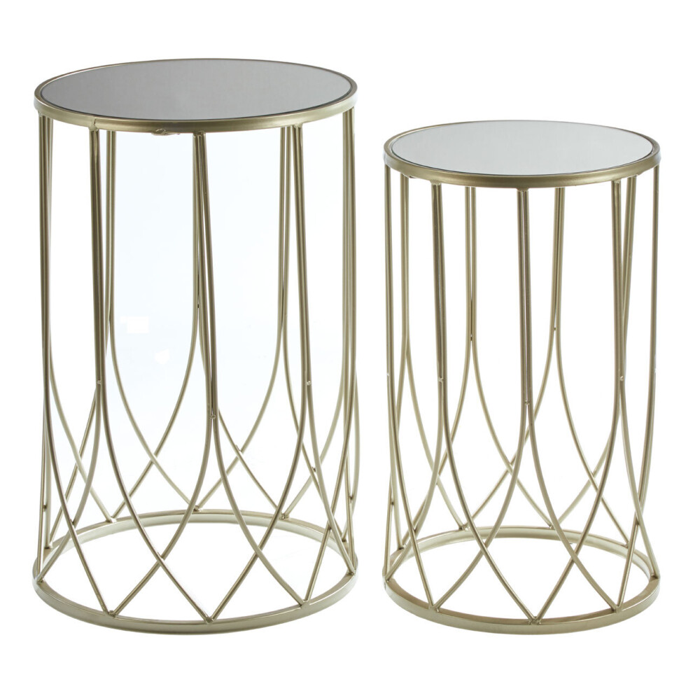 Premier Housewares Avantis Top Champagne Tables Black