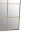 Premier Housewares Premier Housewares Grid Wall Mirror with Gold Finish Frame 3