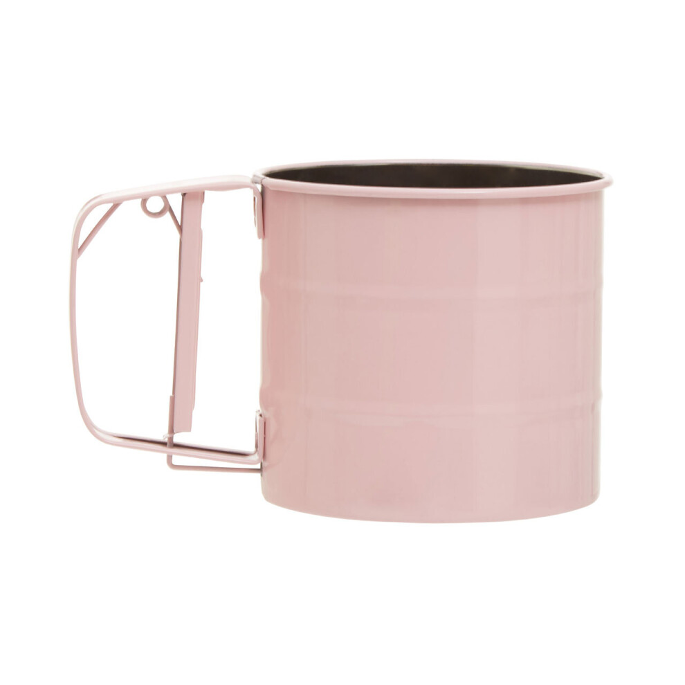 Premier Housewares Pastel Pink Mechanical Sifter - 250ml
