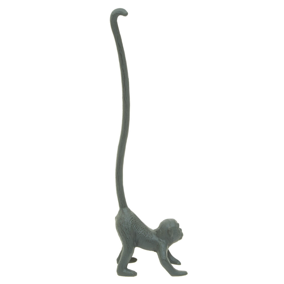 Premier Housewares Fauna Monkey Toilet Roll Holder Grey