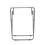 Premier Housewares Space Saving Folding Table With White Top, Stylish Side Tables For Living Room, Sturdy Coffee Table 1