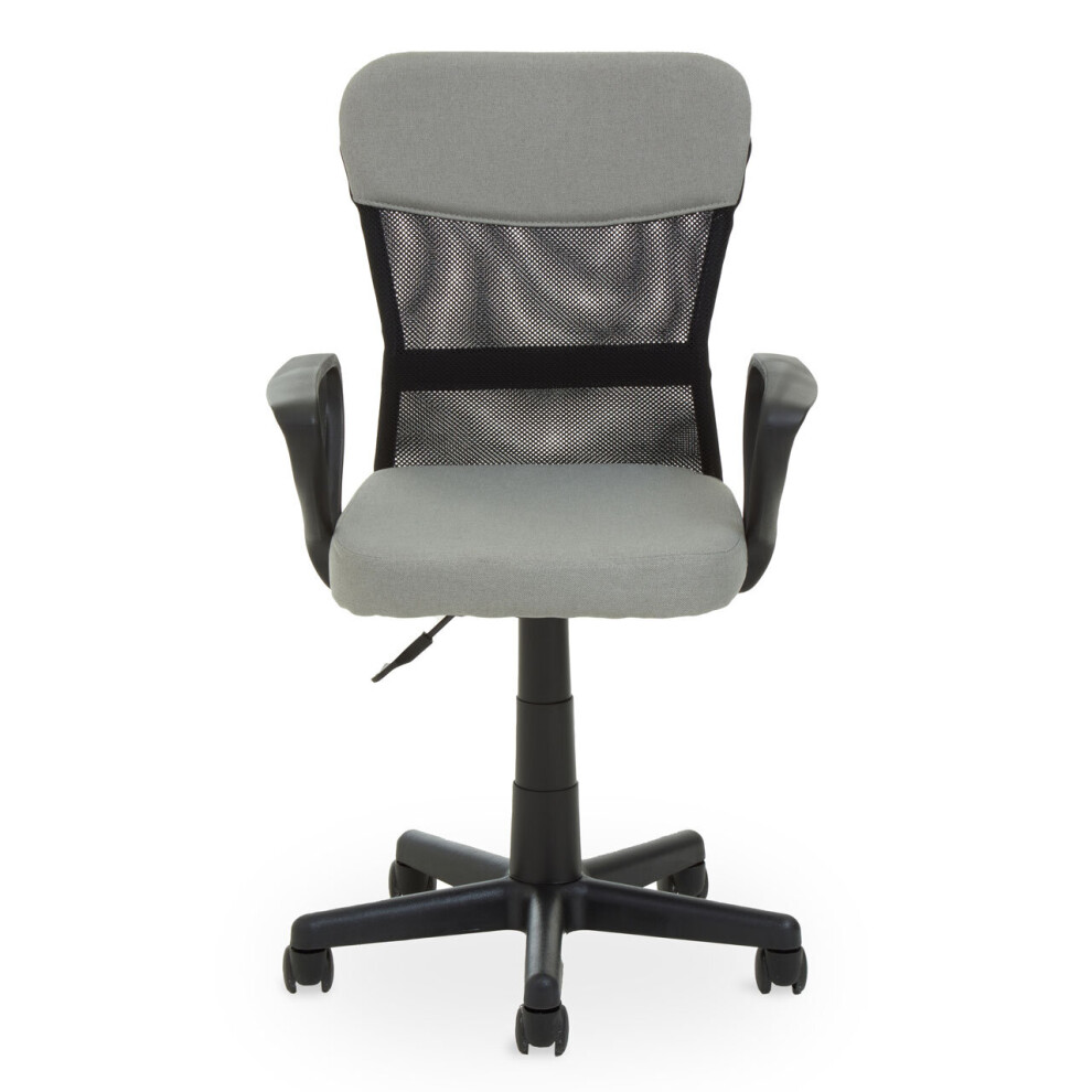 Premier Housewares Stratford Black and Grey Home Office Chair