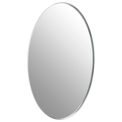 Premier Housewares Versatile Wall Mirror With Silver Finish Frame, Reflective Hallway Mirror, Lounge Mirror for Home Office 1