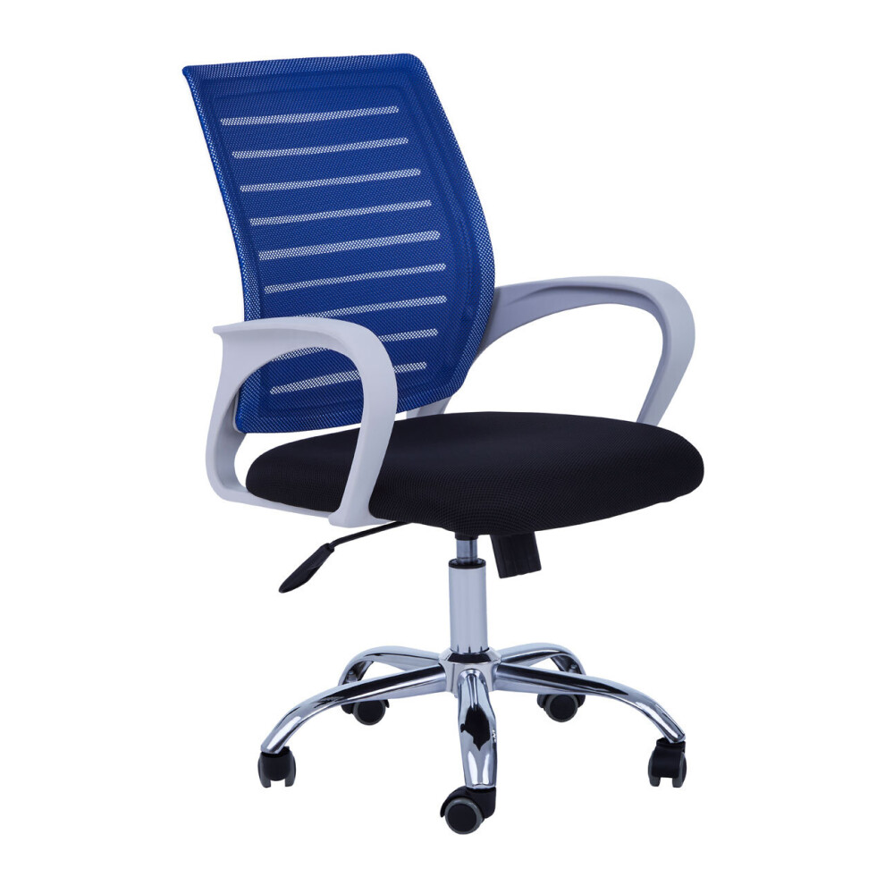 Premier Housewares Blue Home Office Chair
