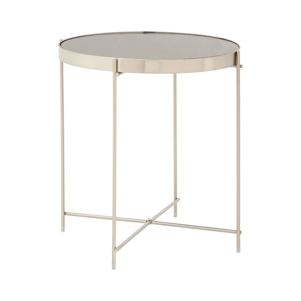 Allure Mirror Low Side Table