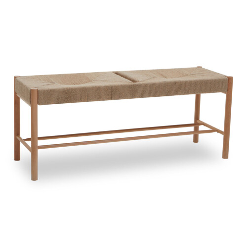 Premier Housewares Unique Design Natural Wood Bench, Eco-Friendly Dining Bench For Dining Table, Versatile Design Modern Bench 1