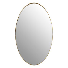 Premier Housewares Cora Gold Finish Oval Wall Mirror