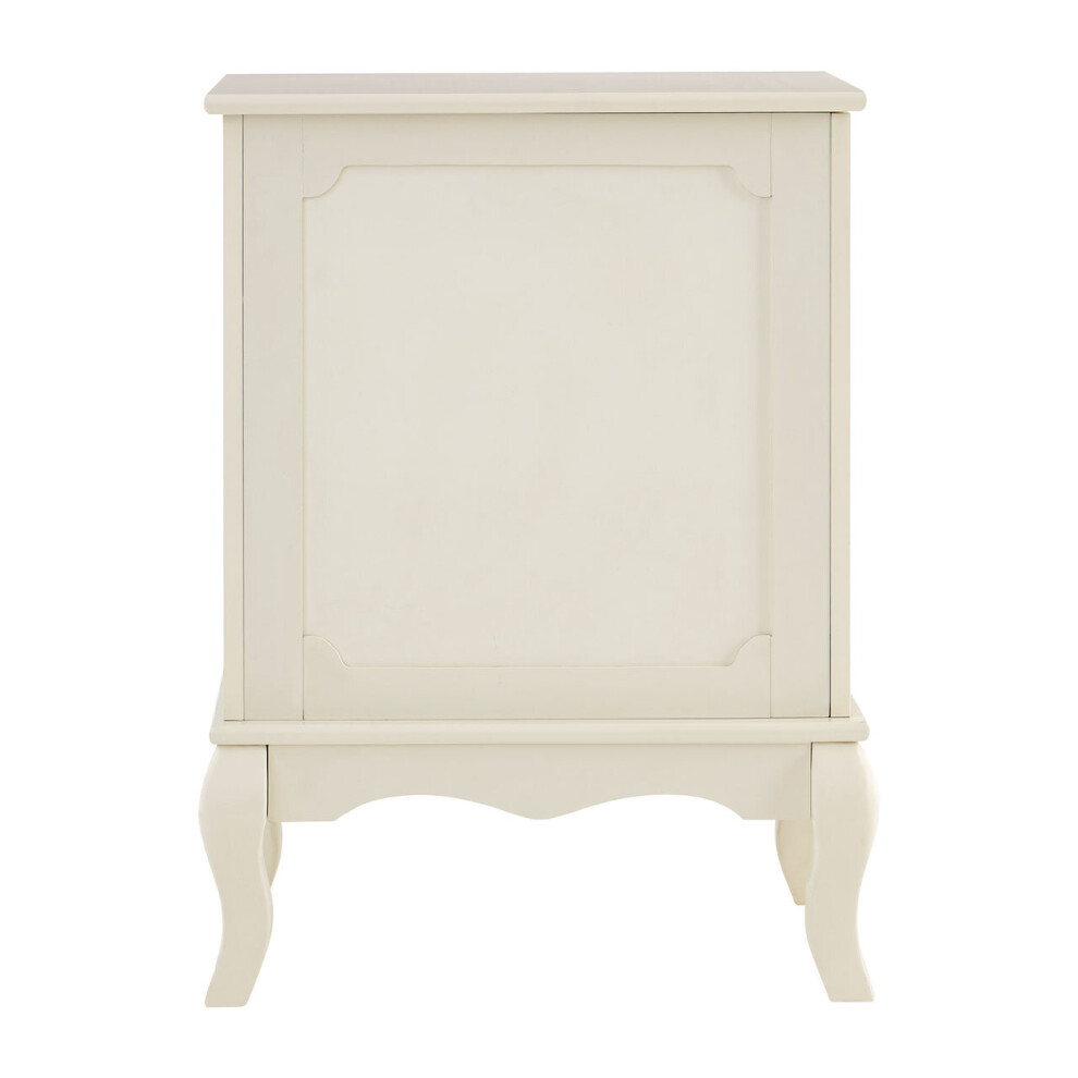Premier Housewares Marcella Laundry Cabinet Ivory