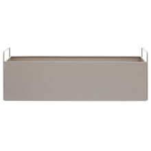 Large Natural Wall Plant Box, Robust Iron Garden Planter Box, Versatile Design Garden Box For Planting