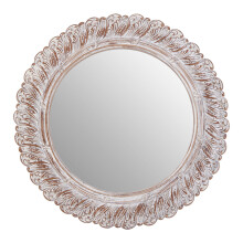 Premier Housewares Antique Grey Acanthus Leaf Wall Mirror