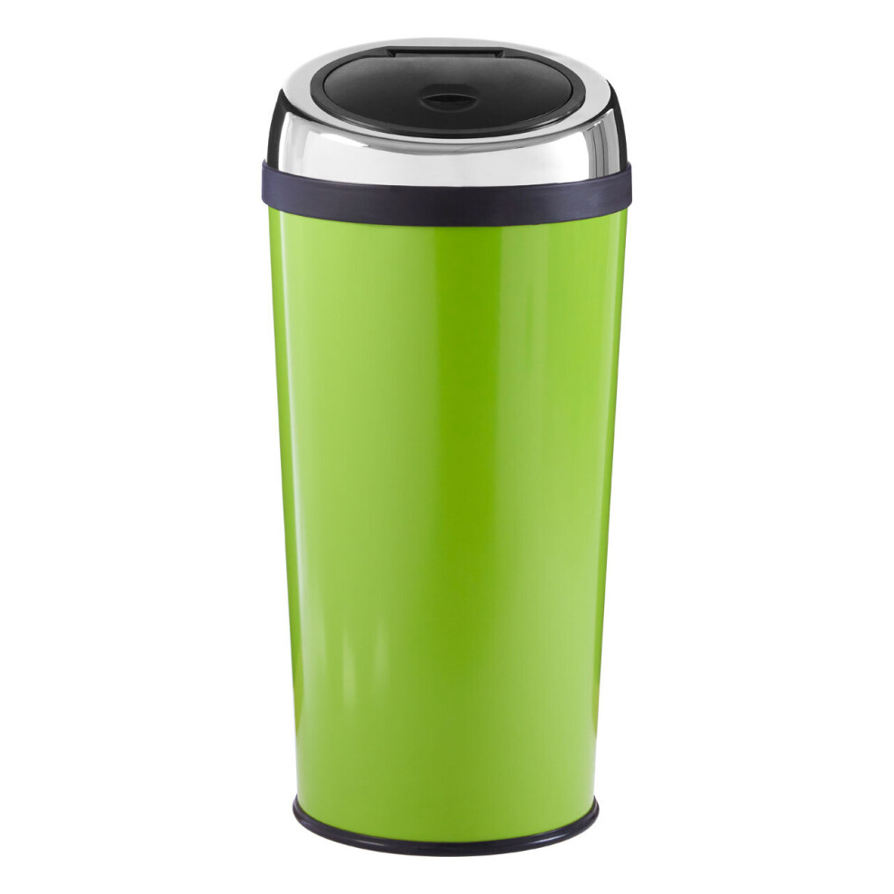 Premier Housewares Touch Top Lime Green Bin - 30 Ltr