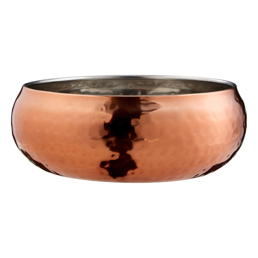 Premier Housewares Rose Gold Hammered Effect Small Bowl