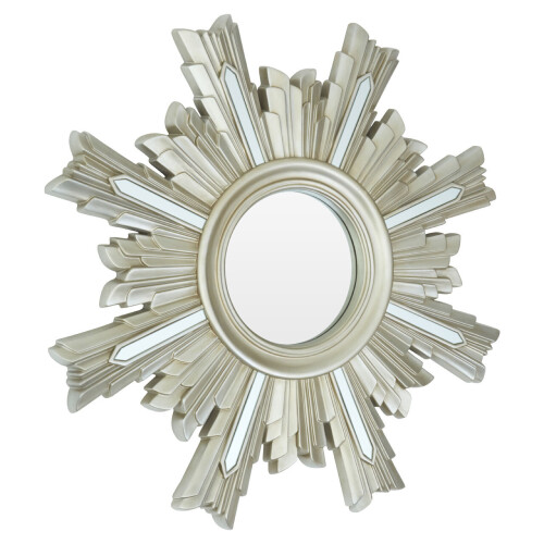 Premier Housewares Premier Housewares Sevan Wall Mirror with Mirrored Glass 1