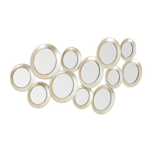 Premier Housewares Premier Housewares Marcia Silver Finish Wall Mirror 1