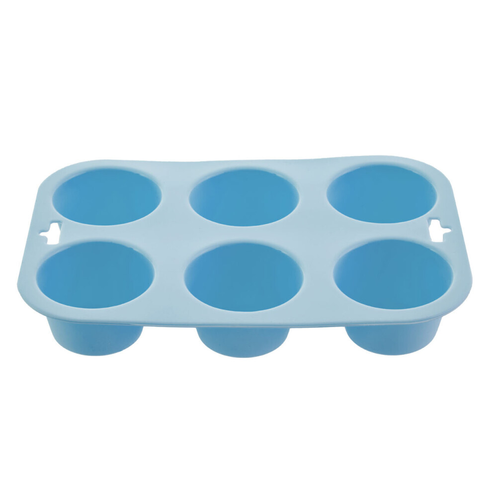 Premier Housewares Zing Pastel Blue Muffing Mould