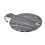 Premier Housewares Premier Housewares Grey Marble Round Paddle Serving Board 2