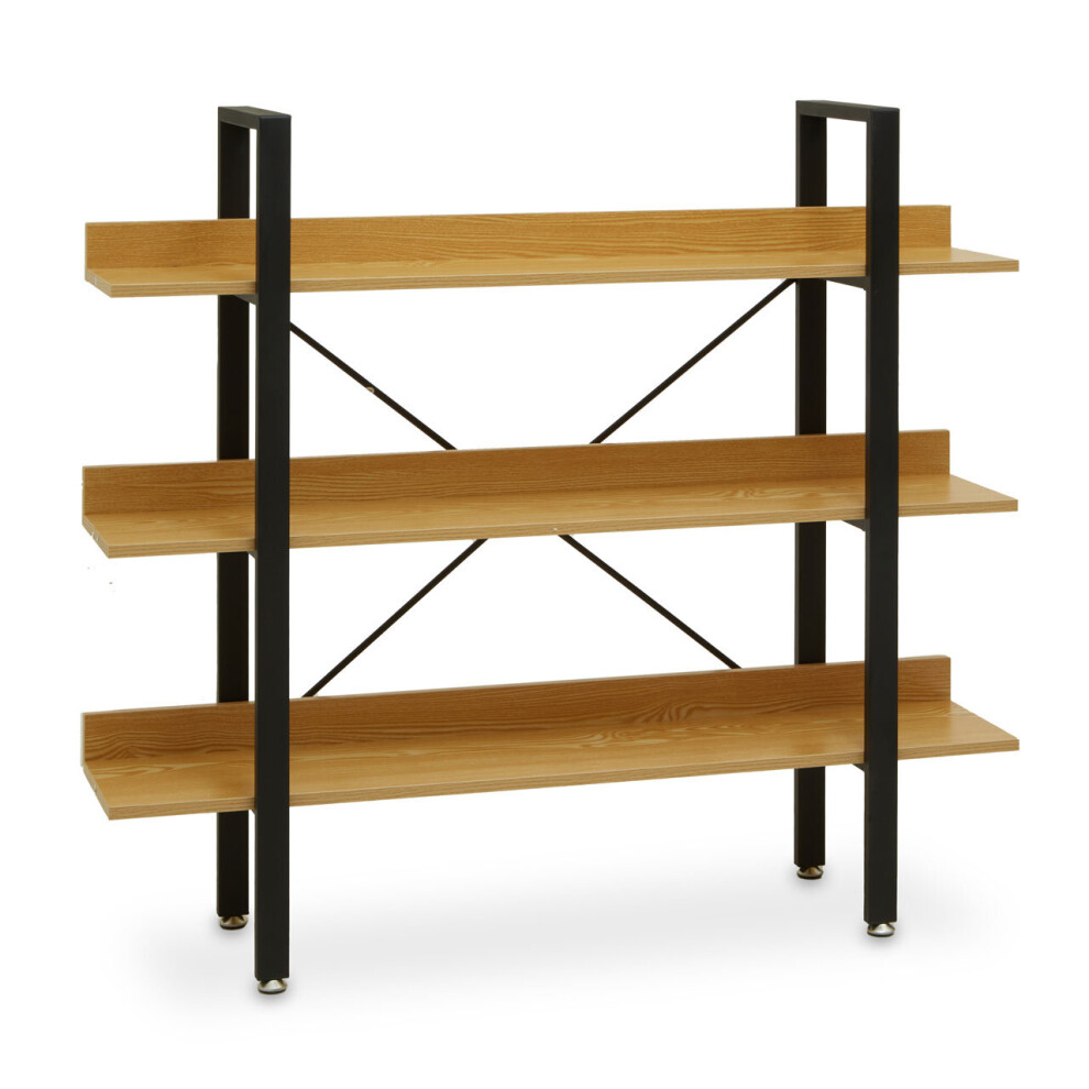Premier Housewares Laxton 3 Tier Light Yellow Shelf Unit
