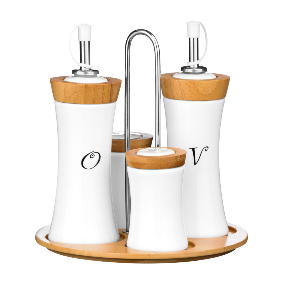 Premier Housewares 4Pc Tall Condiment Set