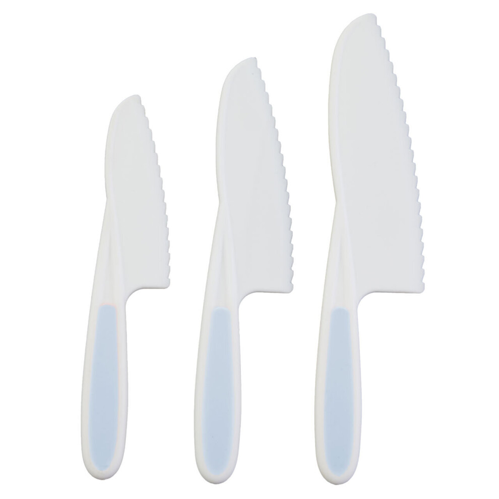 Premier Housewares Set of Three Zing Pastel Blue Knives