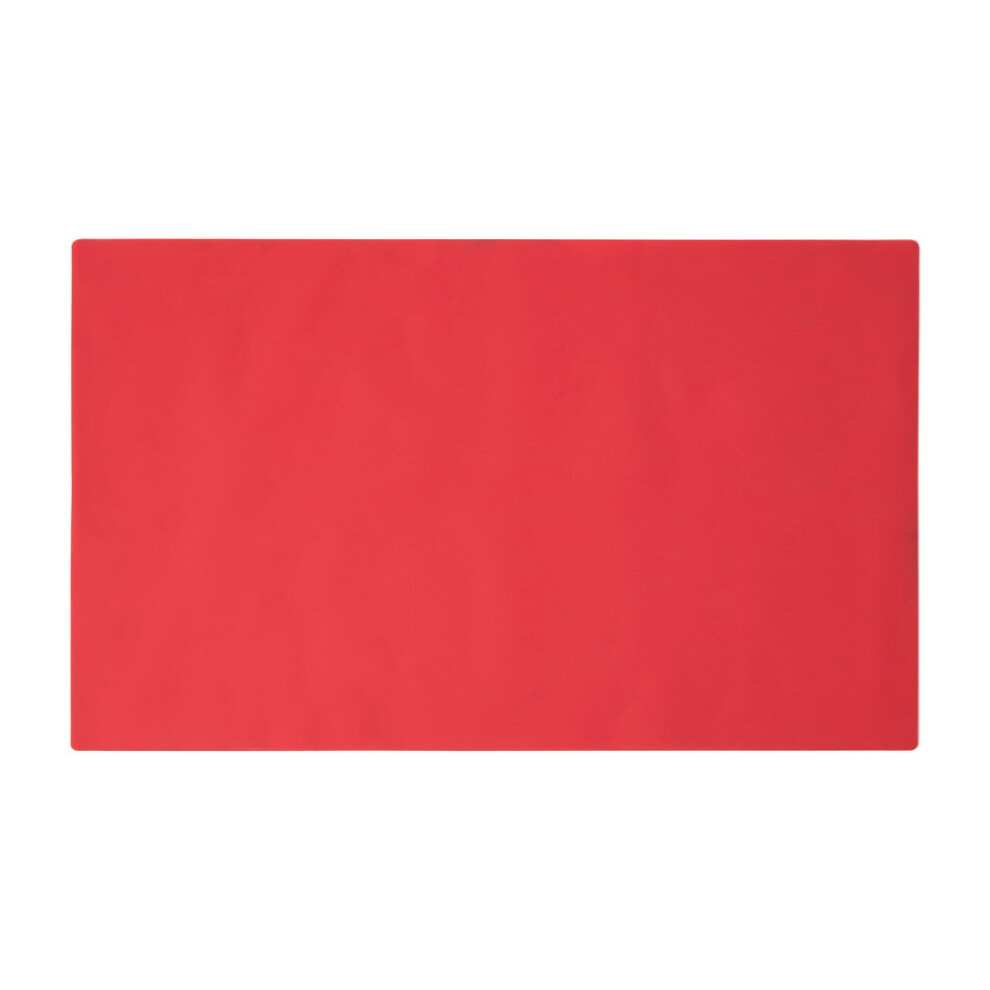 Premier Housewares Heat-Resistant Silicone Baking Mat,Multipurpose Roasting Mat,Silicone Oven Mat,Silicone Pastry Mat Red