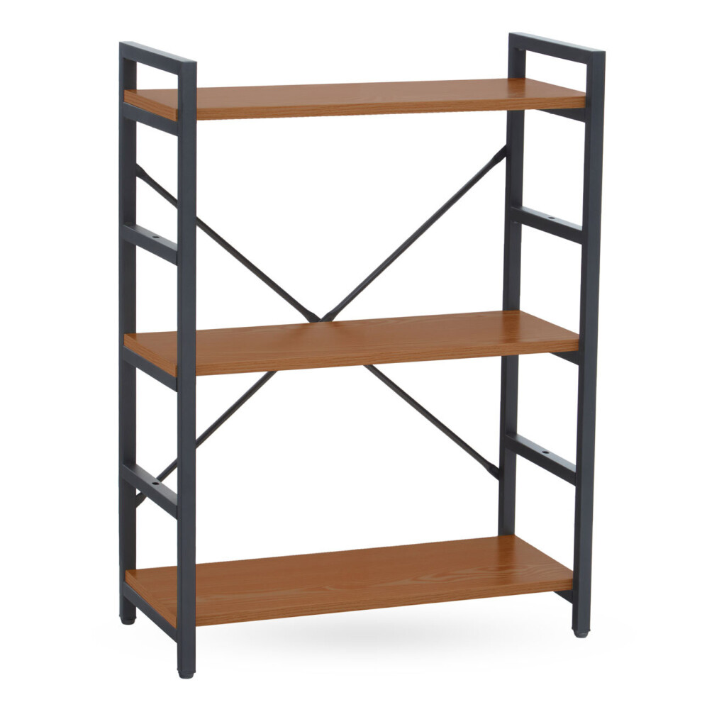 Premier Housewares Laxton 3 Tier Pomelo Shelf Unit Red