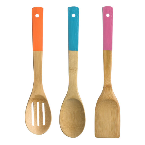 Premier Housewares Premier Housewares 3pc Bamboo Kitchen Utensil Set